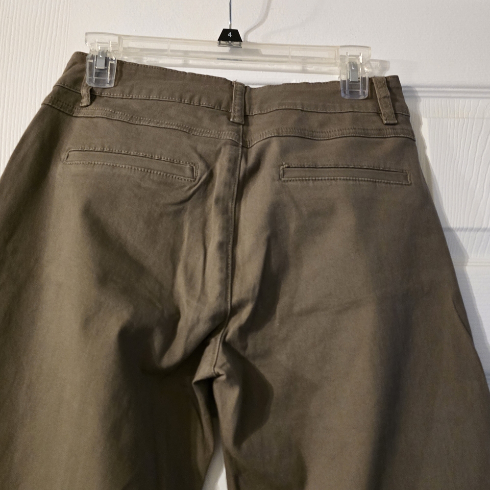 Flamingals Women's Straight Leg Jeans - dark khaki - Picture 4 of 6
